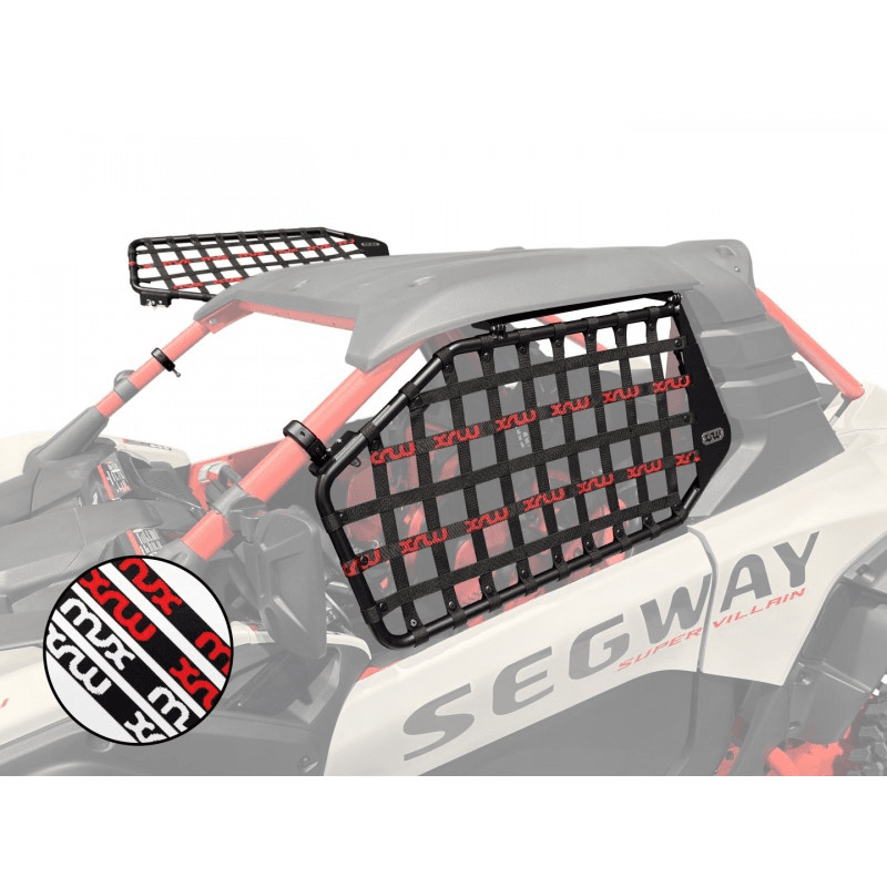 XRW UPPER DOOR with BLACK/WHITE NETS - SEGWAY SUPER VILLAIN SX20 (compatible with...