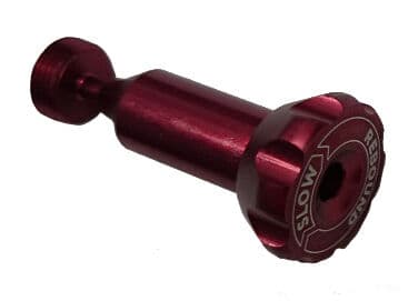 Damping Adjust Part:Knob,RD Adjust(3/8-32 UNEF-2A,1.450TLG)AI 7075,Red Ano III