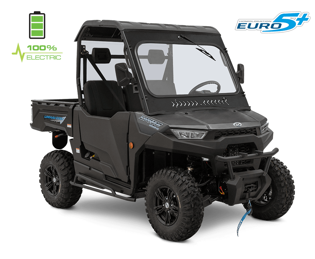 Linhai Electric UTV LH100DU Half CAB, E5+, Matt Green