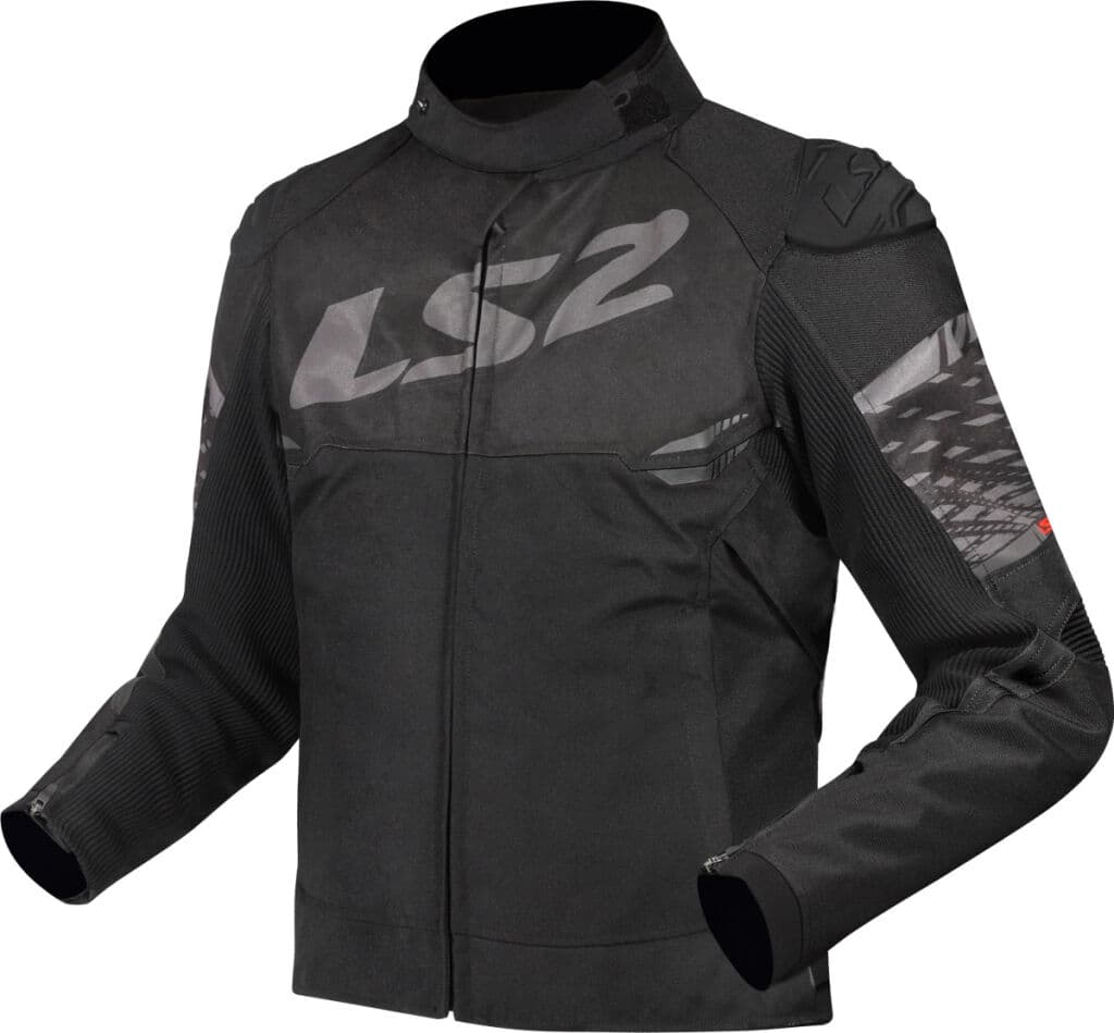 LS2 APEX LADY JACKET BLACK DARK GREY