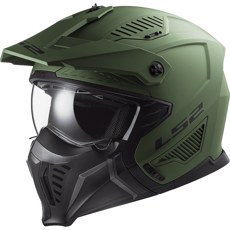 LS2 OF606 DRIFTER SOLID MATT MILITARY GREEN-06