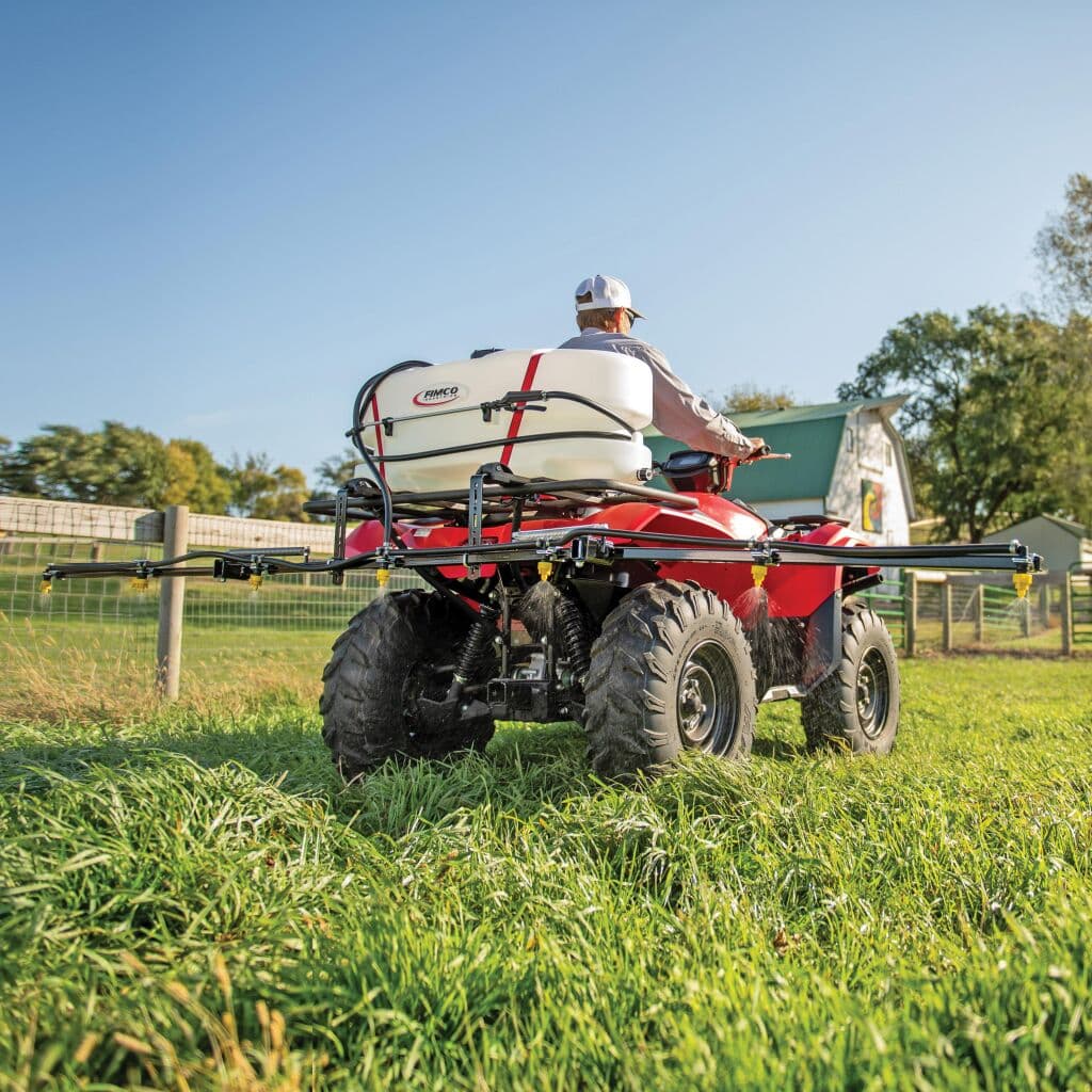 FIMCO ATV SPRAYER 2.4 GPM pump (25 gallon)