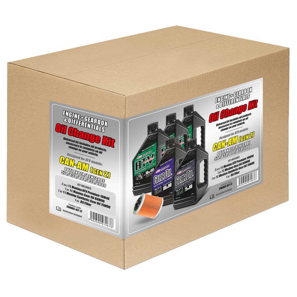 Oil change kit + diff., gearbox - CAN-AM Gen 2 Outlander+Renegade...