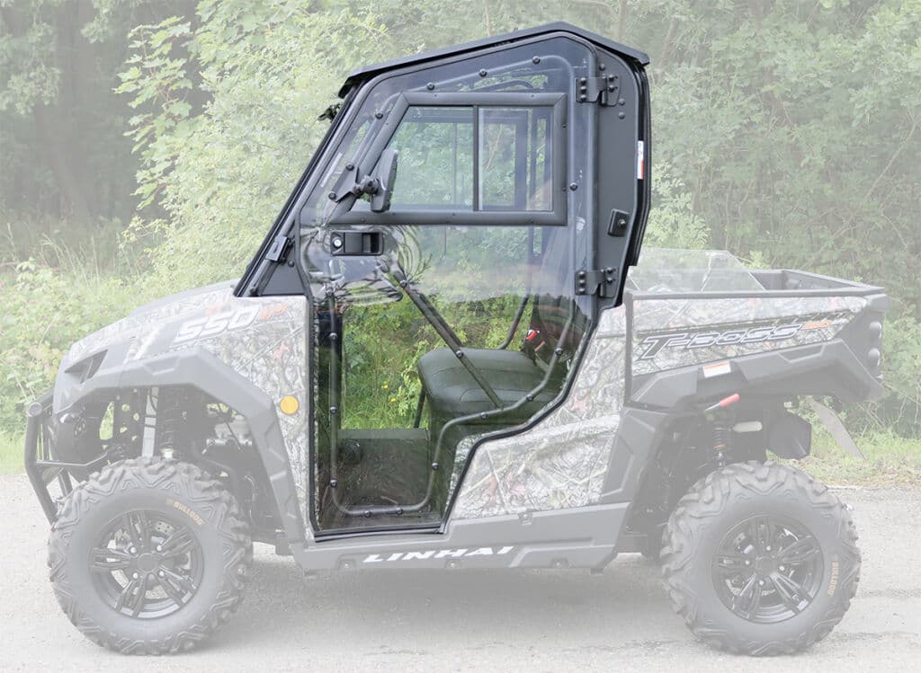 Kompletná kabína vrátane kúrenia pre Linhai UTV 520/550/570/650 T-BOSS