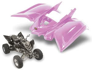 YAM YFZ450 REAR FENDER PINK